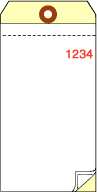 3 part blank inventory tags