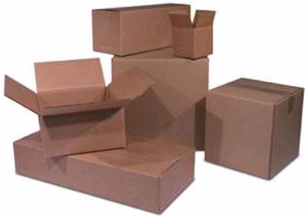 Cardboard boxes in lots of sizes