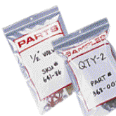 parts and samples ziplock bags