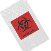 biohazard zip lock with no pouch