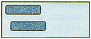 double window envelopes