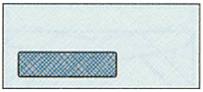 crosshatch tint window envelope