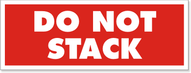 do not stack label