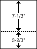 laser cutsheet form 7 1/3" and 3 2/3"
