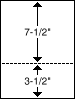 laser cutsheet form 7 1/2" and 3 1/2"