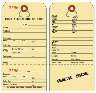2 sided alteration tag