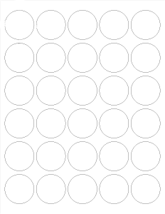 1 1/2 INCH CIRCLE LABELS