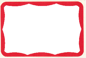 Blank Name Badge Label