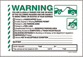Choose No Parking Stickers And Parking Violation Labels From A Wide Variety At Linton Parking Warning Letter Template