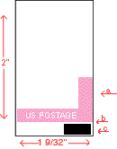 direct thermal postage meter tape