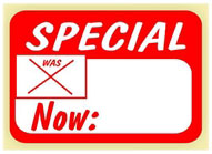 special was now label