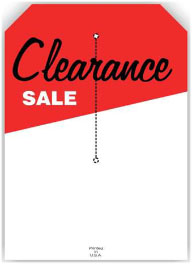 CLEARANCE TAGS