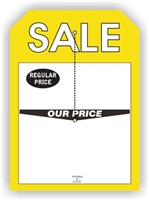 REGULAR PRICE OUR PRICE SALE TAGS