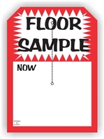 floor sample tag