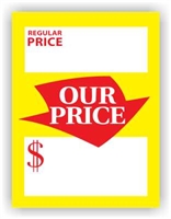 regular price our price sale tag