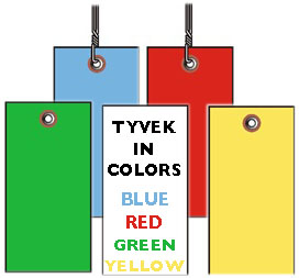TYVEK COLOR SHIPPING TAGS