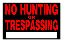 NO HUNTING