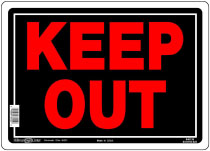 KEEP OUT