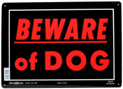 BEWARE OF DOG