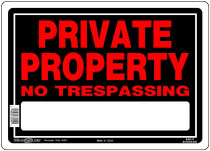 PRIVATE PROPERTY