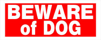 BEWARE OF DOG