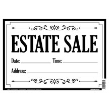 ESTATE SALE SIGN