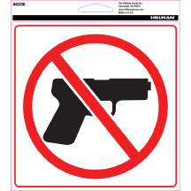 NO FIREARMS