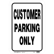 CUSTOMER PARKING ONLY