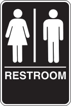 RESTROOM SIGN