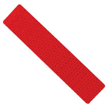 RED REFLECTIVE TAPE STRIPS