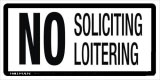 NO SOLICITING