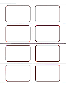 sheeted name badge labels