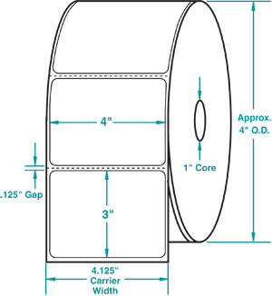 530000 DIRECT THERMAL LABEL