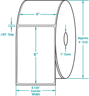 530011 DIRECT THERMAL LABEL