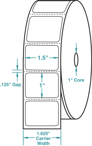 530548 DIRECT THERMAL LABEL