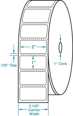 530550 DIRECT THERMAL LABEL