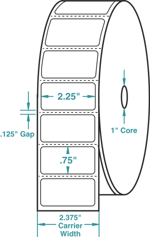 530583 DIRECT THERMAL LABEL