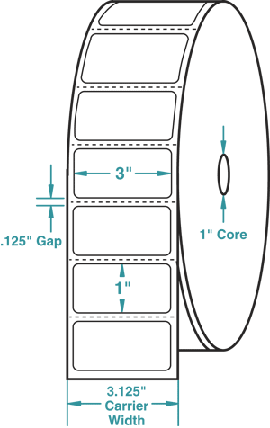 530638 DIRECT THERMAL LABEL