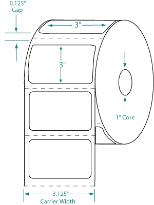 530640 DIRECT THERMAL LABEL