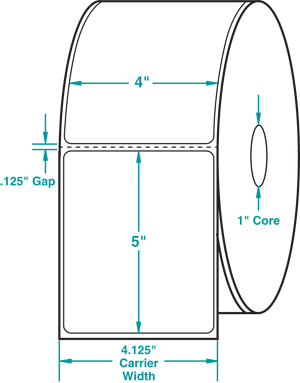 530662 DIRECT THERMAL LABEL