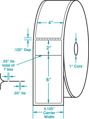 530706 DIRECT THERMAL LABEL