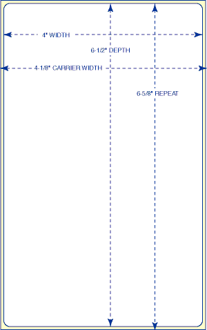 IDT-4-65PF DIRECT THERMAL LABEL