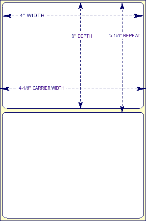 PDT-4-3P DIRECT THERMAL LABEL