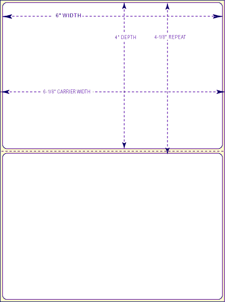 TT-6-4PF THERMAL TRANSFER LABEL