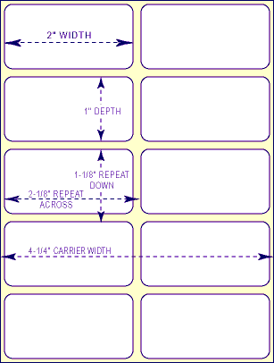 STT-2-1-2 THERMAL TRANSFER LABEL