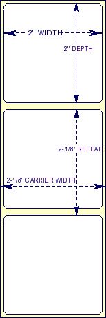 STT-2-2 THERMAL TRANSFER LABEL