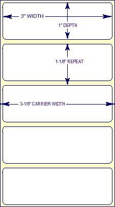 STT-3-1 THERMAL TRANSFER LABEL