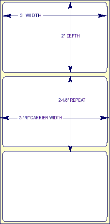 STT-3-2 THERMAL TRANSFER LABEL