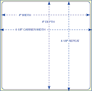 STT-4-4 THERMAL TRANSFER LABEL