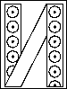 round fanfold single track wafer tabs